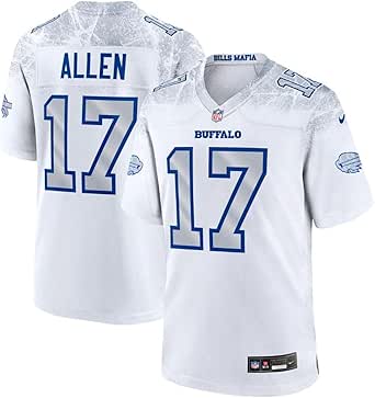 Nike NFL Buffalo Bills Josh Allen 2025 Rivalries Collection Game Jersey - White