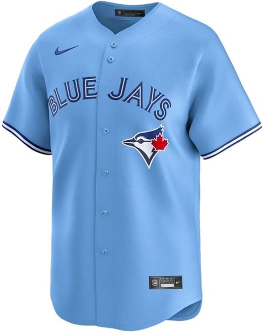 Nike Mens MLB Toronto Blue Jays Vladimir Guerrero Jr. Alternate Limited Jersey Stitched Name and Number - Powder Blue