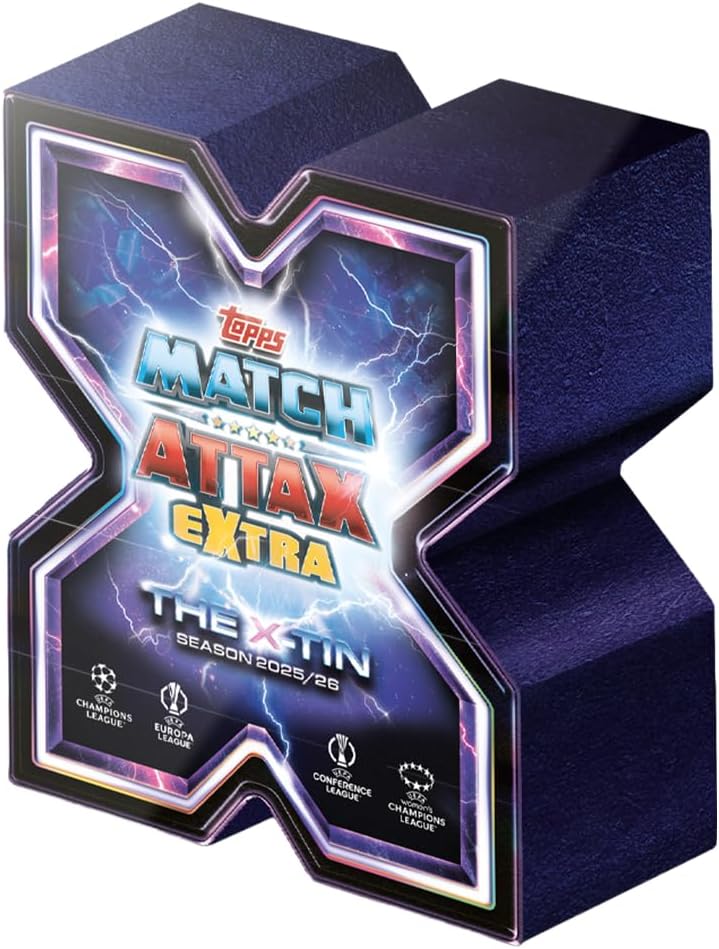 TOPPS Match Attax EXTRA Season 2025/26 The X-Tin