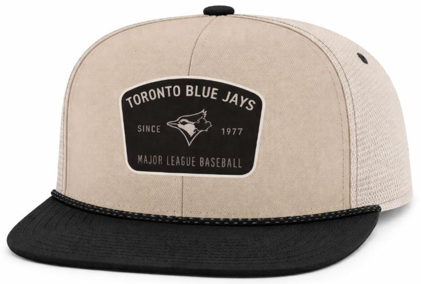 '47 MLB Toronto Blue Jays Lunar Captain Adjustable Snapback Hat - Beige/Black