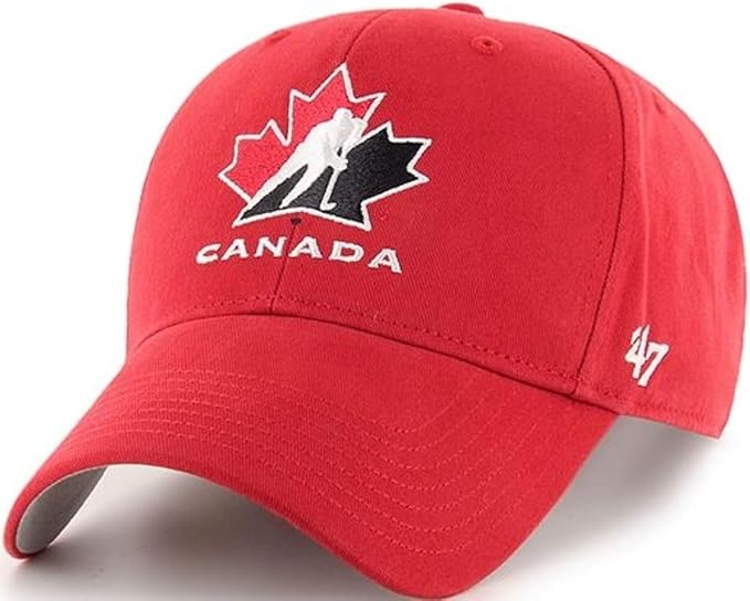 47 MVP Youth Hockey Canada Adjustable Cap - Red