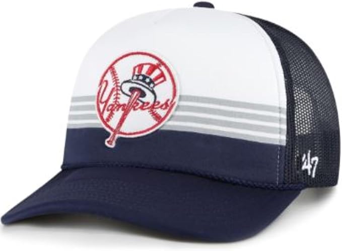 47 MLB New York Yankees Liftoff Trucker Hat - White/Navy