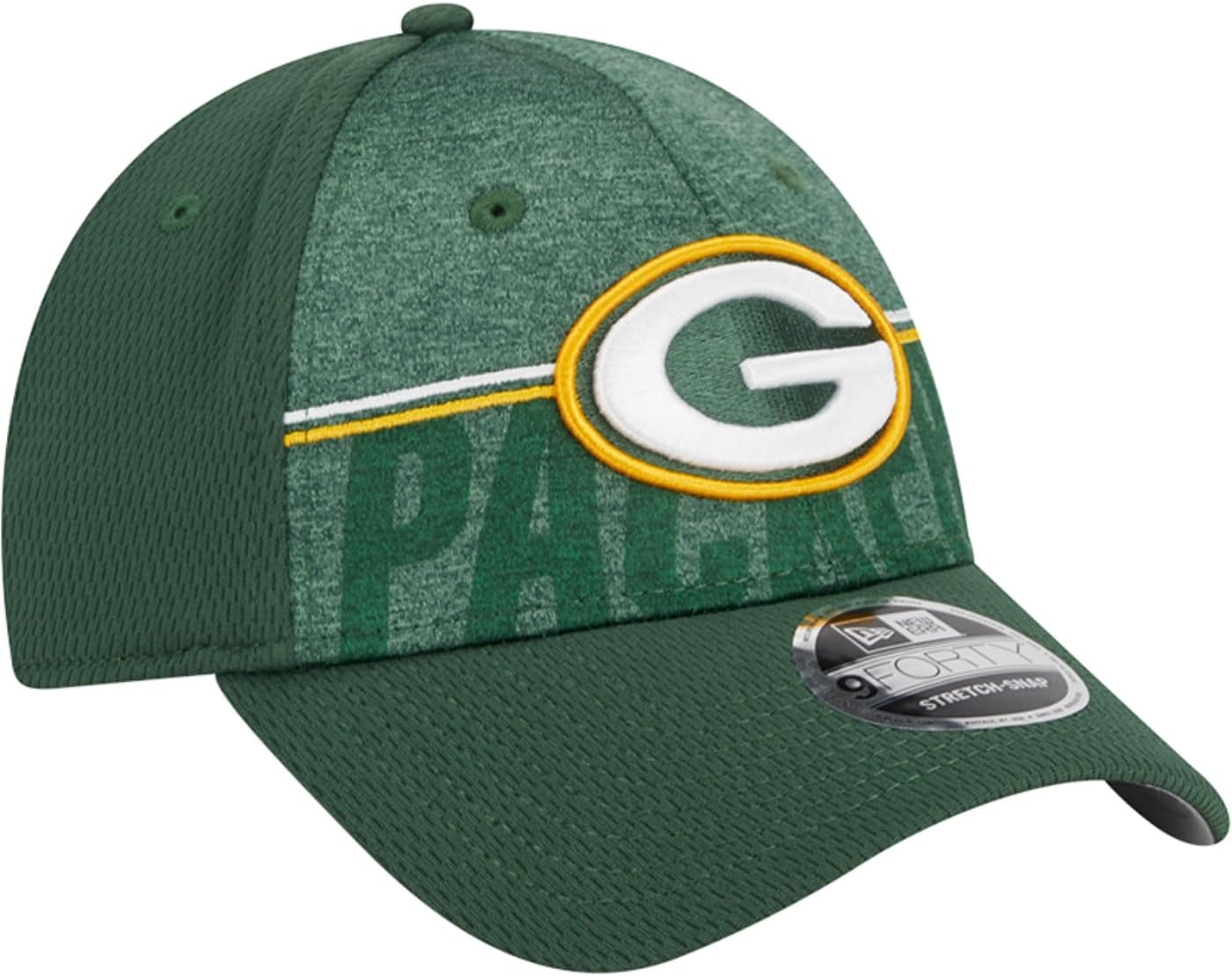 New Era Green Bay Packers  Green 9Forty 940SS NFL Training Adjustable Cap - One Size