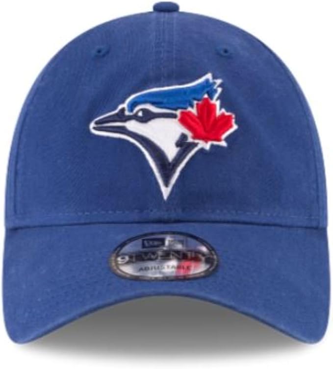 New Era 9TWENTY MLB Toronto Blue Jays 50th Anniversary Side Patch Game Player Replica Adjustable Hat - Royal Blue