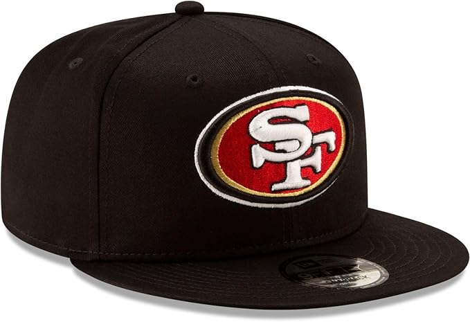 New Era 9FIFTY NFL San Francisco 49ers Adjustable Snapback Hat - Black