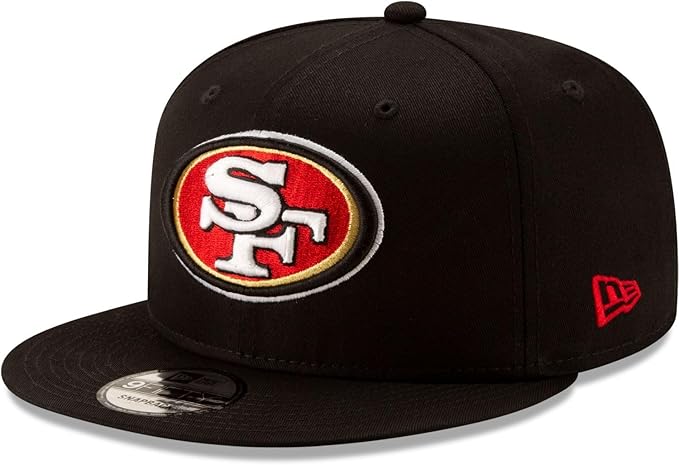 New Era 9FIFTY NFL San Francisco 49ers Adjustable Snapback Hat - Black