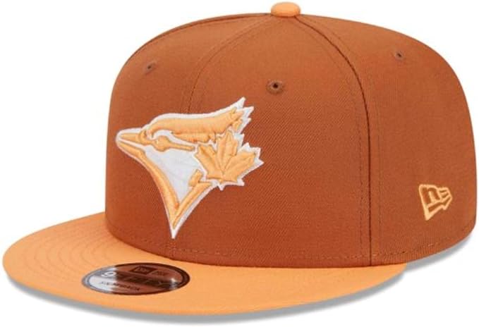 New Era MLB Toronto Blue Jays Two-Tone Color Pack 9FIFTY Snapback Hat - Brown/Orange