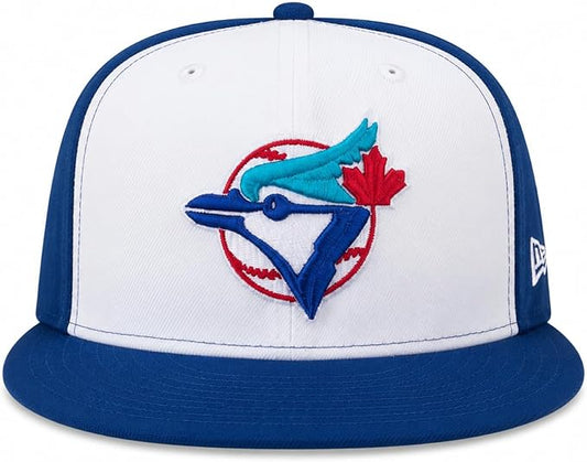 New Era 9FIFTY MLB Toronto Blue Jays Cooperstown Adjustable Snapback Hat - Royal Blue/White