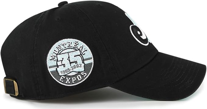 '47 MLB Montreal 1969 Black Mint Double Under Clean Up Adjustable Hat - Black