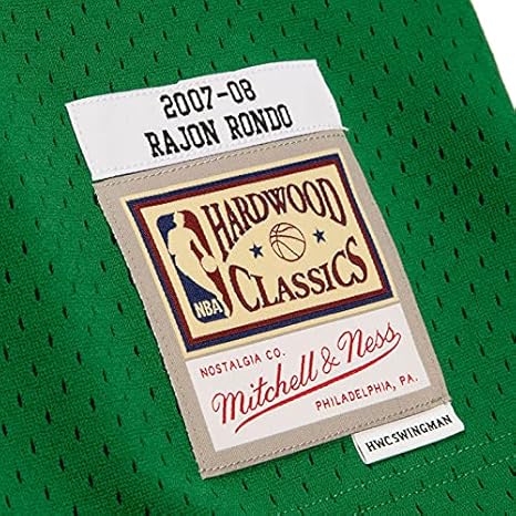 Mitchell & Ness Men's NBA Boston Celtics Rajon Rondo 2007-08 Hardwood Classics Swingman Jersey - Kelly Green