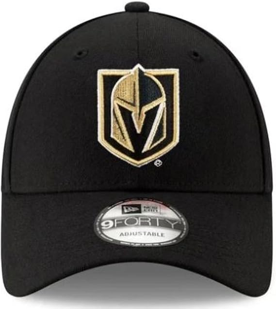 New Era 9FORTY NHL Vegas Golden Knights Adjustable Snapback Hat - Black