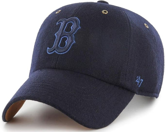 47' MLB Boston Red Socks Peacoat Clean Up Adjustable Cap - Blue