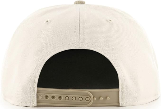 47 Sure Shot Captain Toronto Raptors NBA Sierra Sidepatch Snapback - Cream