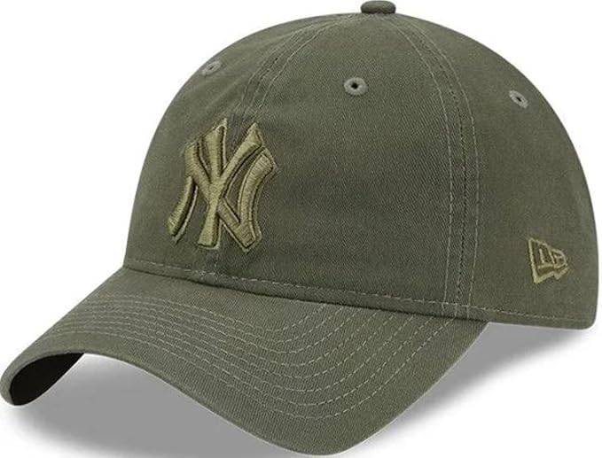 New Era MLB New York Yankees 9TWENTY Colour Pack Adjustable Hat - Olive Green