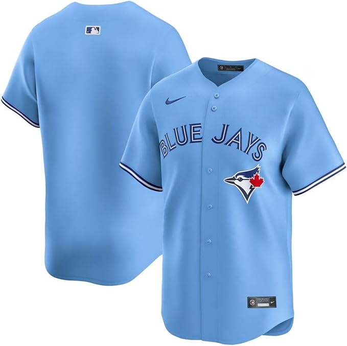 Men's Nike MLB Toronto Blue Jays Alternate Limited Blank Jersey - Powder Blue