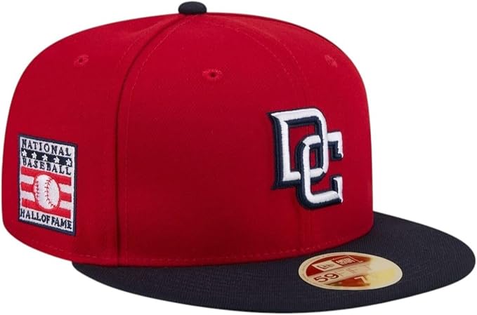 New Era MLB 59FIFTY Washington Nationals 2026 Baseball Hall of Fame Fitted Hat - Red/Navy