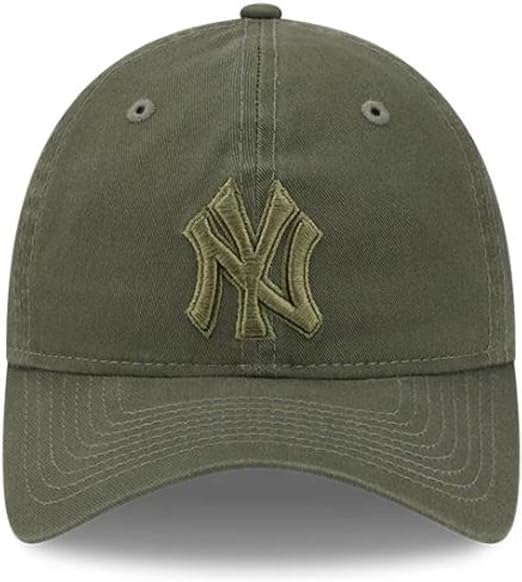 New Era MLB New York Yankees 9TWENTY Colour Pack Adjustable Hat - Olive Green