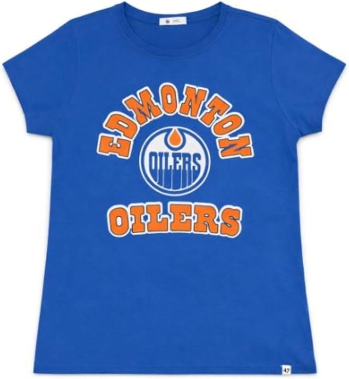 47 NHL Edmonton Oilers Women's Comeback Frankie T Shirt - Blue