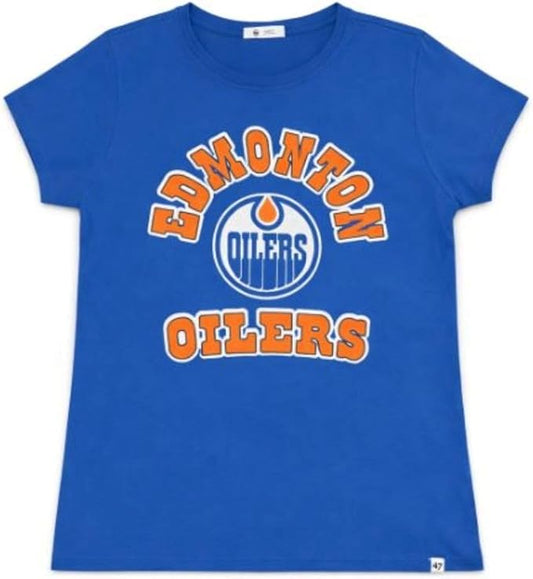 47 NHL Edmonton Oilers Women's Comeback Frankie T Shirt - Blue