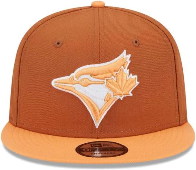 New Era MLB Toronto Blue Jays Two-Tone Color Pack 9FIFTY Snapback Hat - Brown/Orange