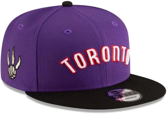 New Era 9FIFTY NBA 2024 Toronto Raptors Classic Edition Snapback Hat - Purple/Black