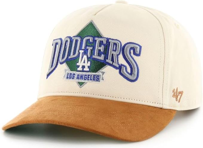 47 MLB Los Angeles Dodgers Diamond Hitch Adjustable Snapback Hat - Cream