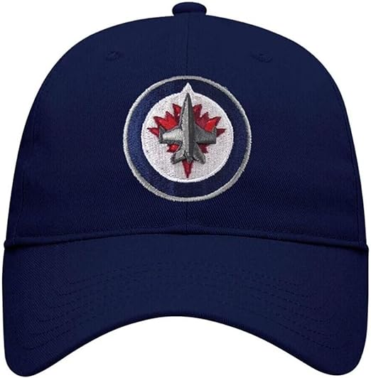 American Needle NHL Winnipeg Jets Blue Line Hat Adjustable Hat - Navy