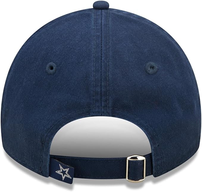 New Era Dallas Cowboys NFL 2022 Sideline Blue 9Twenty Unstructured Strapback Cap - One-Size