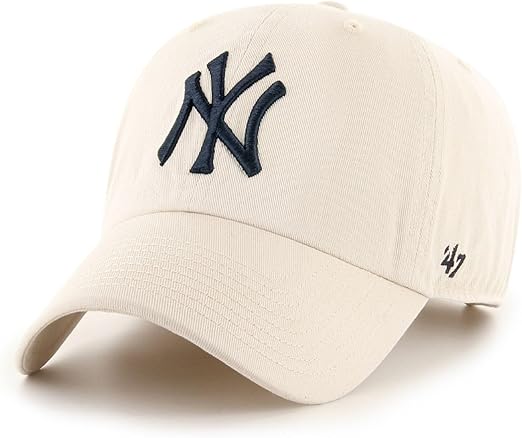 47 MLB New York Yankees Adjustable Hat - Bone/Navy