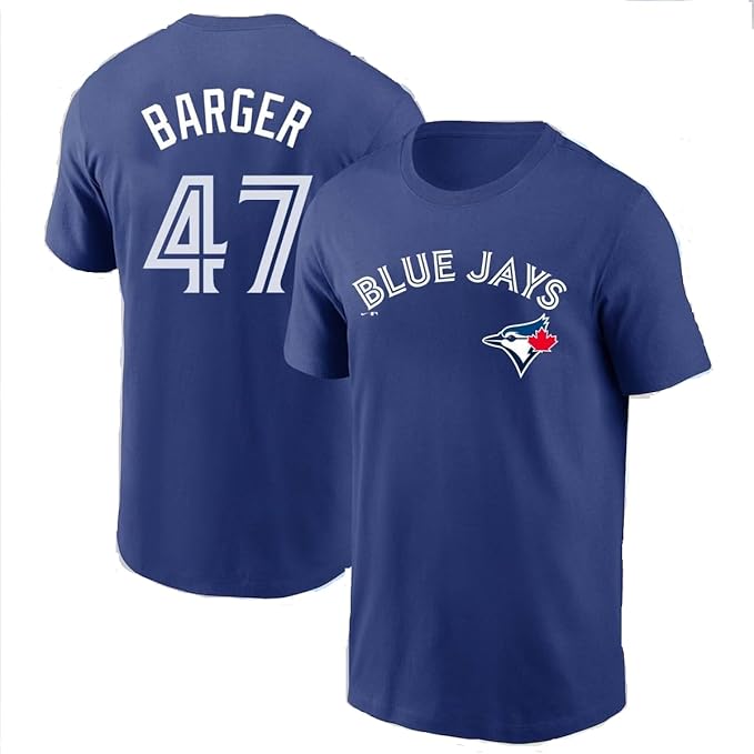 Nike MLB Addison Barger Toronto Blue Jays Name & Number T-Shirt - Royal Blue
