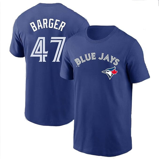 Nike MLB Addison Barger Toronto Blue Jays Name & Number T-Shirt - Royal Blue