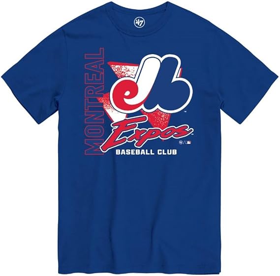 '47 MLB Montreal Expos Side Arm Tee - Blue