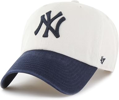 47 Clean Up MLB New York Grand Stand Adjustable Cap - White/Navy