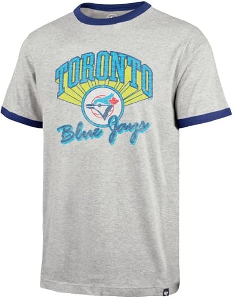 47 MLB Toronto City Wax Pack Dalton Ringer Tee - Grey