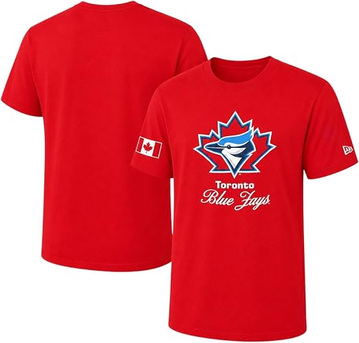 New Era MLB Toronto Blue Jays Cooperstown Canada Day T-Shirts - Multiple Colors Available
