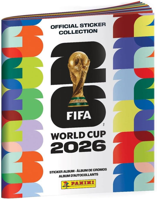 PANINI 2026 FIFA World Cup Official Sticker Collection - Softcover Album + 4 Sticker Packets