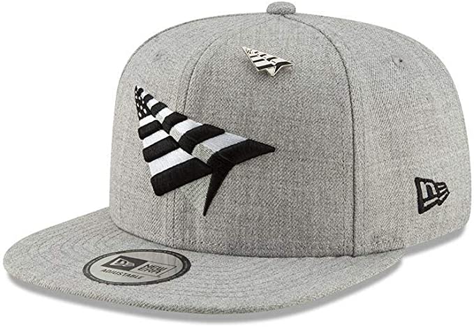 New Era Paper Planes Original Crown Adjustable Snapback Hat - Heather Grey