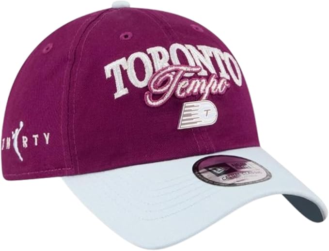 New Era Casual Classic WNBA Toronto Tempo Tip-Off 2026 Adjustable Hat - Purple/Light Blue