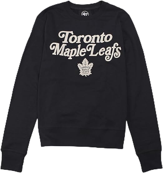 47 NHL Toronto Maple Leafs Swank Fleece Crew Sweater - Black