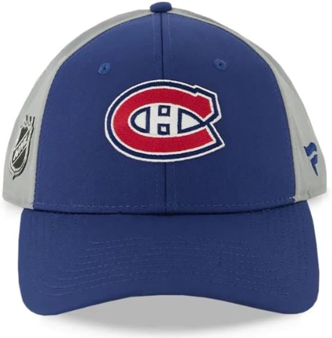 Fanatics NHL Montreal Canadiens Authentic Pro Adjustable Hat - Blue/Grey