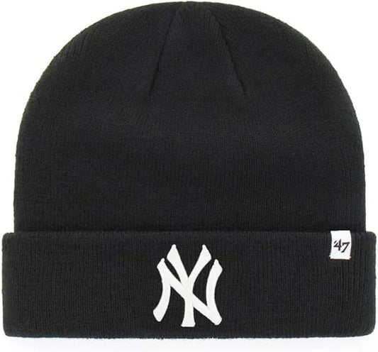47 MLB New York Yankees Attitude Cuff Knit - Black