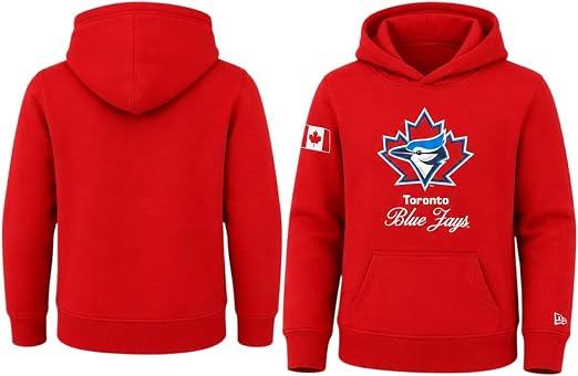 New Era Kids & Youth MLB Toronto Blue Jays Cooperstown Canada Day 2026 Pullover Hoodies