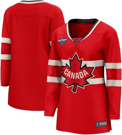 Fanatics Womens Team Canada NHL 4 Nations Face-Off Breakaway Jersey - Red