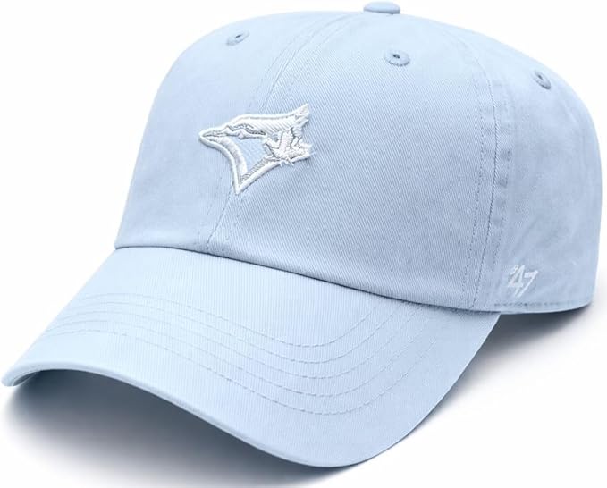 47 MLB Toronto Blue Jays Gelato Base Runner Ballpark Adjustable Clean Up Hat - White Toned Blue