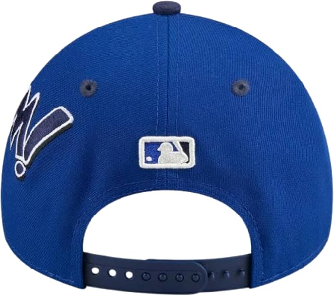 New Era MLB Toronto Blue Jays 9FORTY A-Frame Youth 2025 Players Weekend Comic Adjustable Snapback Hat - Blue