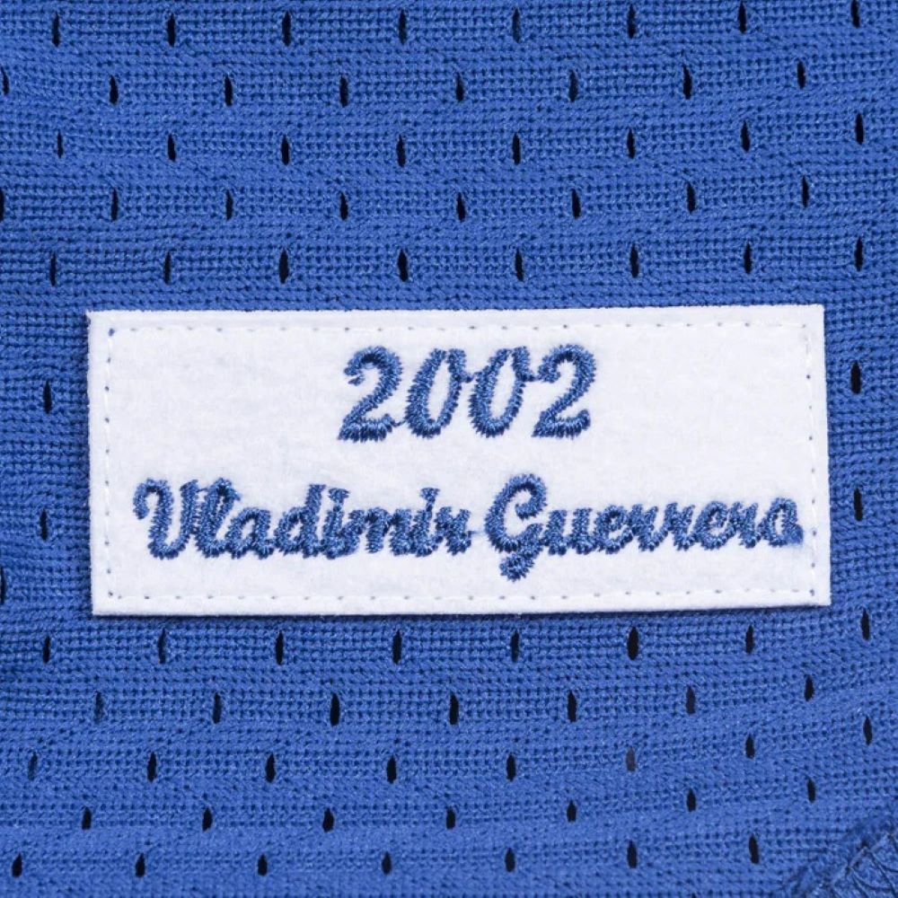 Mitchell & Ness Men's MLB Montreal Expos Vladimir Guerrero #27 Authentic 2002 Cooperstown Batting Practice Button-Up Jersey