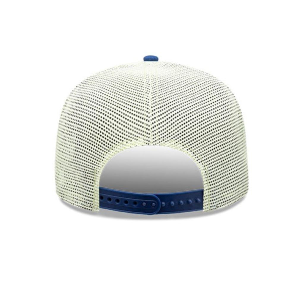 New Era Youth MLB Toronto Blue Jays Glow-in-The-Dark Neon 9FIFTY Trucker Adjustable Snapback Hat - Blue