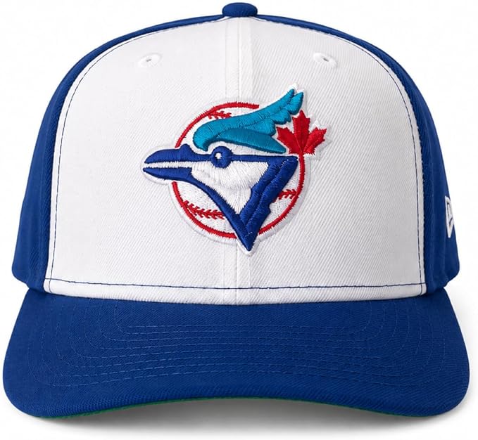 New Era 9SEVENTY MLB Toronto Blue Jays Cooperstown Logo On-Field Adjustable Stretch-Snap Hat - Royal Blue/White