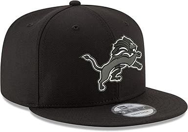 New Era NFL 9FIFTY Detroit Lions Limited Edition Adjustable Cap - Black/ White