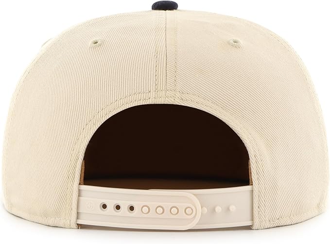 '47 MLB New York Yankees Fieldstone Captain RL Adjustable Snapback Hat - Beige/Black